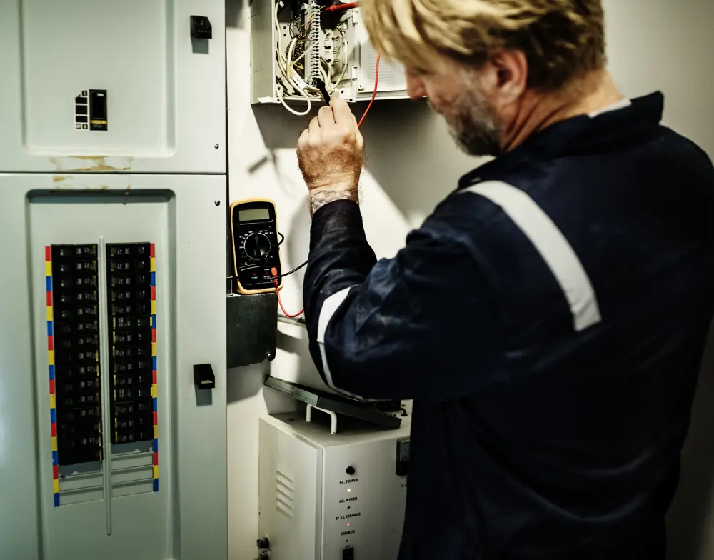 Electrician Working House Repair Installation 2025 02 10 10 07 24 Utc